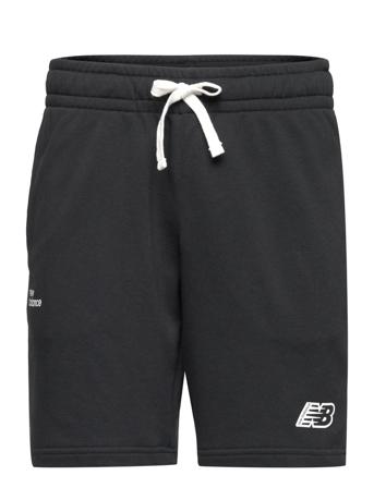 Nb Essentials Fleece Short Shorts Sweat Shorts Svart New Balance