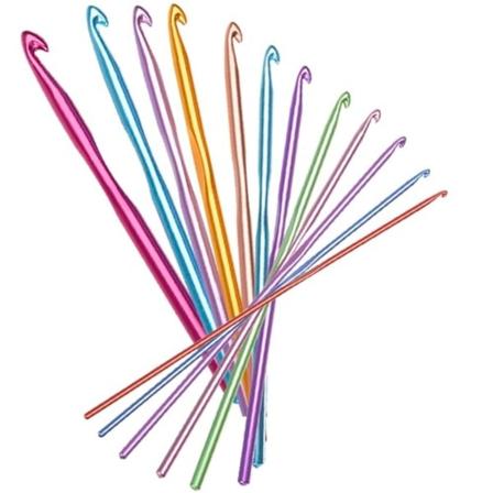 12-pack Virknålar i olika storlekar: 2mm - 8mm Multicolor