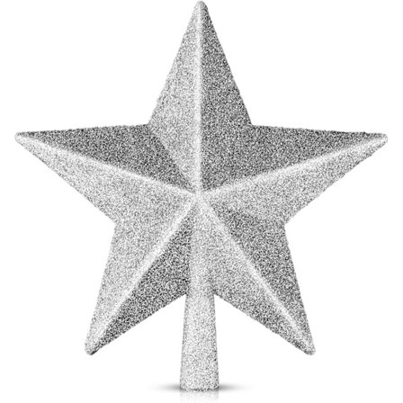 1 st 6" Julgransstjärnor, Guld Glitter Julgransdekoration för Ho