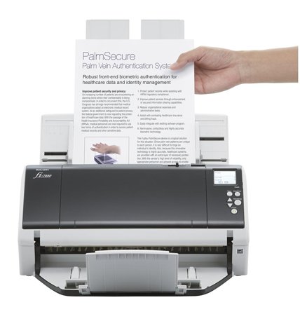 RICOH h fi-7480 - Document scanner - Dual CCD - Duplex - 304.8 x 431.8 mm - 600 dpi x 600 dpi - up to 160 ppm (mono) / up to 160 ppm (colour) - ADF
