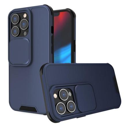 Iphone 13 Pro Max - Camshield Hybrid Skal - Blå