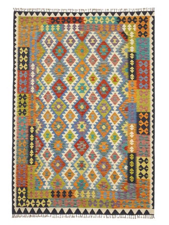 Kilim Afghan Old Style Rug Oriental (Wool, Afghanistan)