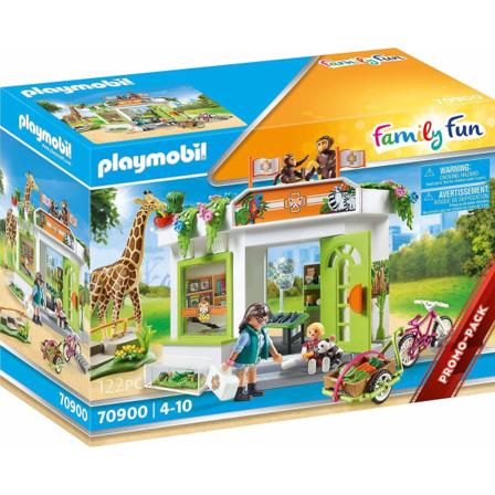 PLAYMOBIL Family Fun Veterinärmedicinsk praktik i djurparken - Leksaker - Byggklossar & Byggset - Fordon & Farkoster