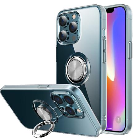 Skal Med Ringhållare Iphone 13 Pro Max Transparent