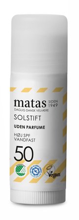 3 for 2 - Matas Striber Solstift SPF 50 Uden Parfume 15 g, Skincare, Solcreme, Solcreme Til Ansigtet
