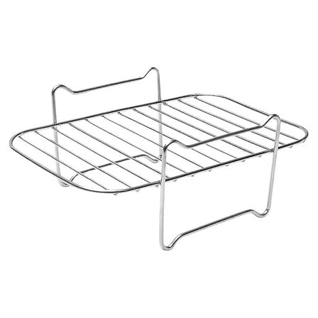 Ninja Dz201/dz401 Madtilbehør til Airfryer med Luftfryserrist i Rustfrit Stål, Multilags Stabelbar Afvanding