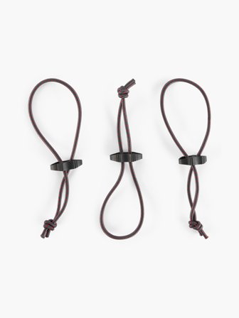 Klättermusen Elastic Gear Straps - 3 pcs - Raven - One Size