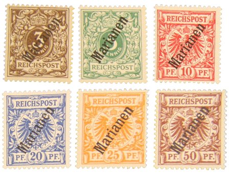 Marianerøerne - MICHEL 1-6II