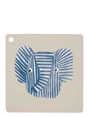 OYOY MINI | Placemat Erik Elephant | 38X38X0.2CM x 38