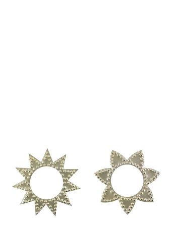 house doctor | Servietringe, Hdring, Antik Champagne Sølv Finish | 8.5X8.5X1CM