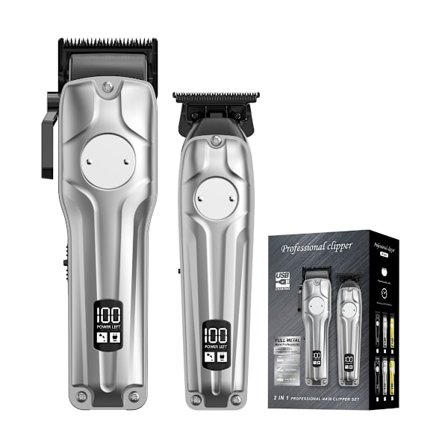 Professionel Herre Hårklipper - Trådløs, Genopladelig og Støjsvag