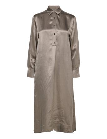Airy Dress Dresses Shirt Dresses Harmaa A Part Of The Art