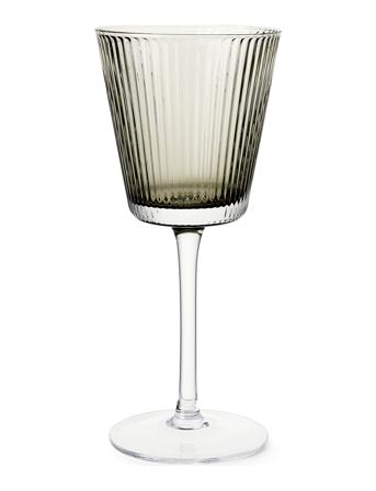 Gc Nouveau Vinglas 18 Cl Smoke 2 Stk. Home Tableware Glass Wine Glass White Wine Glasses Grey Rosendahl