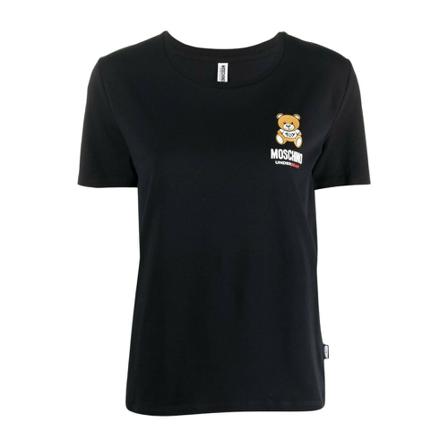 Moschino, T-Shirts Zwart, Dames, Maat:M
