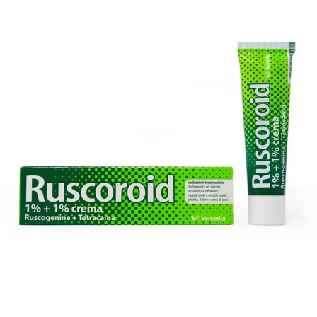 Ruscoroid Crema Rettale 40g 1% + 1%