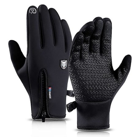 Beste tilbud – Heldekkende hansker, termiske berøringsskjermhansker for sport, kjøring, vinter, sklisikre, utendørs, vindtette og vanntette 
