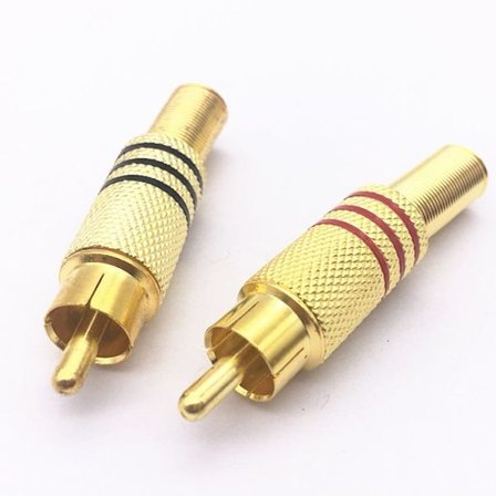 RCA-hane, RCA-terminal ljudkontakt, RCA-lödkontakt, RCA Pl