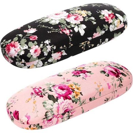 2-osainen silmälasikotelo kova kuori miehille, naisille, lapsille – B