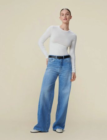 Lois Jeans Skater Loose - Blue - 33