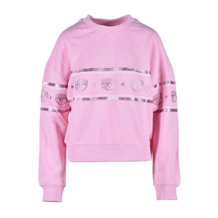 Chiara Ferragni Collection, Women Pink Sweatshirt Różowy, Kobieta, Rozmiar: M