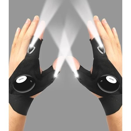 LED-lommelykthansker, Gaver til menn, ham, pappa, kjæreste, kul dings, håndfritt lys for camping, fiske, reparasjon, farsdag jul fødselsda...