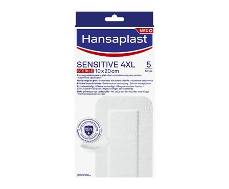 Hansaplast Plaster Sensitive 4XL 5 stk, Medicin & Pleje, Plastre, Sårplastre