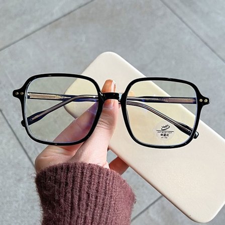 Anti-blått lys briller Overdimensjonerte briller SVART