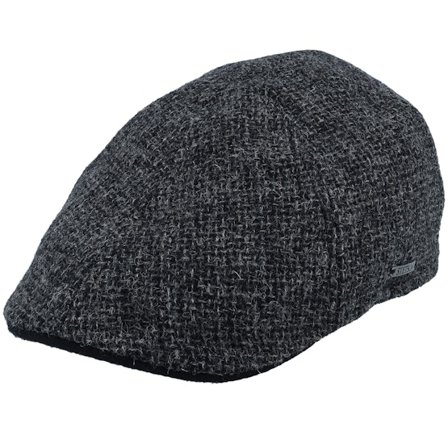 Stetson - Grau flatcap Cap - Texas Wool Grey Flat Cap @ Hatstore
