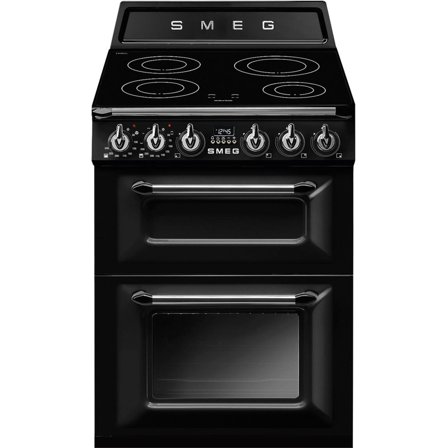 Smeg TR62IBL2 Victoria multifunksjonsovn + induksjonstopp 60 cm, svart