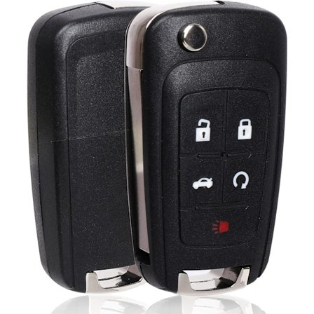 Avaimenperän korvaus, sopii Chevy Equinox Camaro Impala Cruze Sonic Malibu, GMC Terrain, Buick Lacrosse Regal Verano Encore 2010