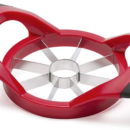Eplekjerne, eplekutter, epledeler, eplekjerne 8 rustfritt stål blad,
