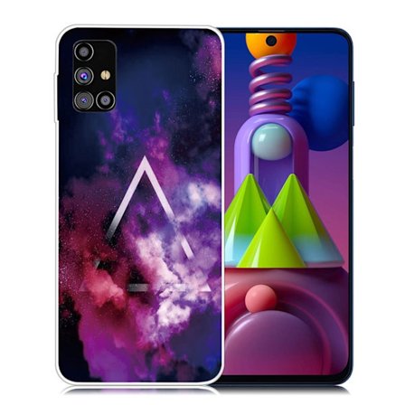 Deco Samsung Galaxy M51 skal - Lila / Ros