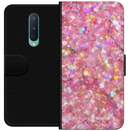 Yhteensopiva Lompakkokotelo OnePlus OnePlus 8 Cactus and Friends – PinkGlitter