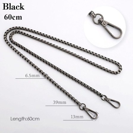 Olkalaukun hihna Käsilaukun kahvat MUSTA 60cm