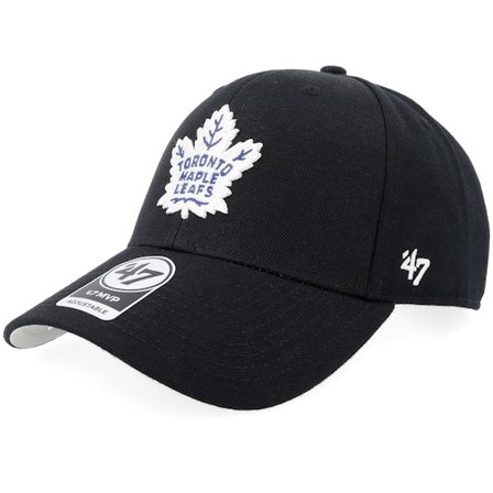 47 Brand - NHL Schwarz adjustable Cap - Toronto Maple Leafs Mvp Black/White Adjustable @ Hatstore