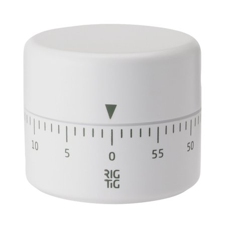 Rig-tig TIME-IT timer, vit | Matlagning > Köksredskap > Äggredskap > Äggklocka | Bagaren och Kocken