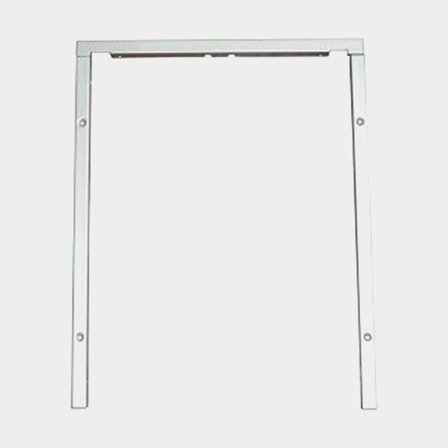 Marco de montaje para refrigerador Isotherm, montaje empotrado, 3 lados, compatible con CR130 Elegance, plata