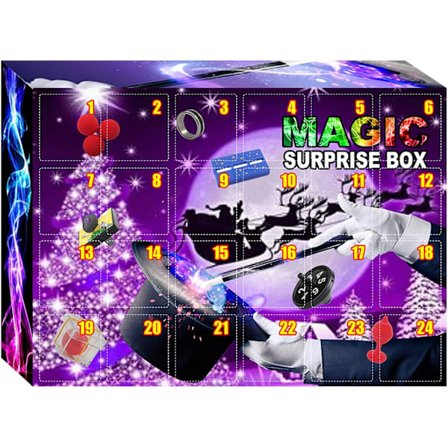 2025 Sjov Julekalender med Magi | Overraskende Magiske Rekvisitter | Jule-, Nytårs-, Fødselsdagsgaver Halloween-gaver til Drenge og Piger_1