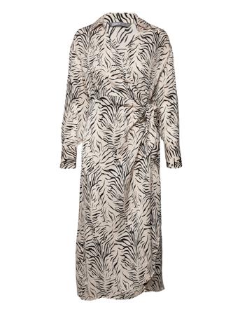 Onlmille L/S Midi Dress Ptm Dresses Shirt Dresses Multi/mønstret ONLY*Betinget Tilbud