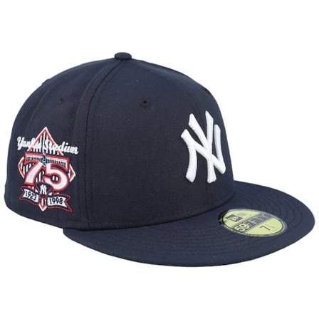 New Era - MLB - Blue - fitted - Cap - New York Yankees Bronx Heat Pack 59FIFTY 75th Navy Fitted - Hatstore