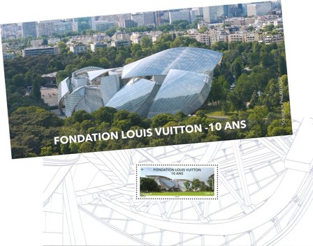 Frankrig - Louis Vuitton - Postfrisk miniark i folder