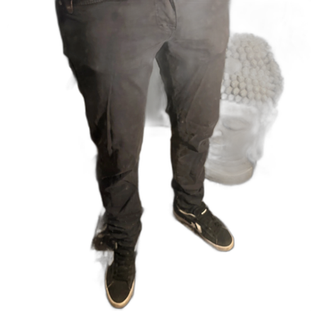 Svarta slim fit superstretch byxor