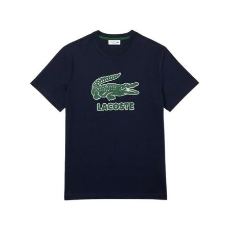 Lacoste, T-Shirts Blauw, Heren, Maat:S