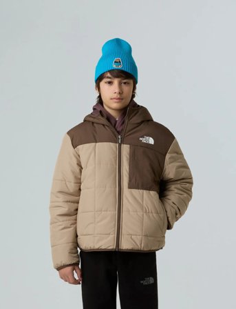 The North Face B Reversible Shasta Fz Hooded Jacket - Brown - 152-161