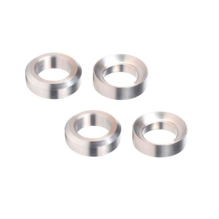 4st Cykelbromsskruv Bricka Titan M6 Konkav Konvex Balanserare för Mountainbike