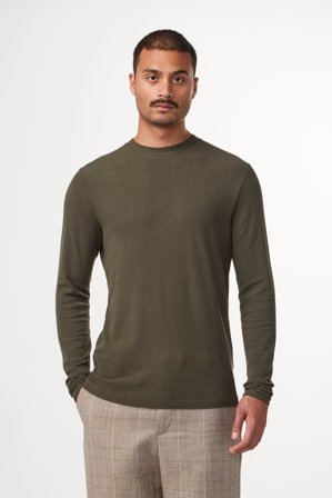 NN.07 Clive 3323 Tee Male Green Cotton Blend