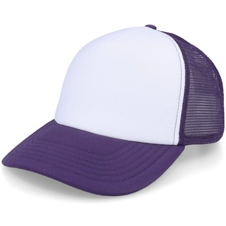 Beechfield - Lilla trucker Caps - Vintage Foam Purple/White Trucker @ Hatstore