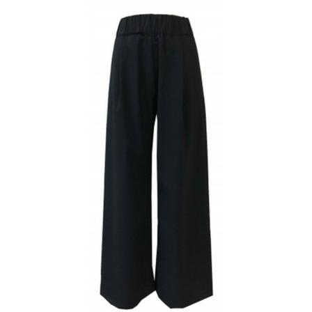 Semicouture, Wide Trousers Blauw, Dames, Maat:L