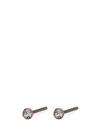 Pilgrim Yana Micro Crystal Earstuds - Silver - ONE SIZE