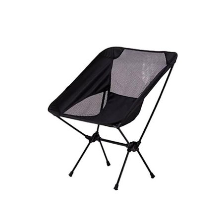 Utefällbar stol Fiskestol SVART LITEN